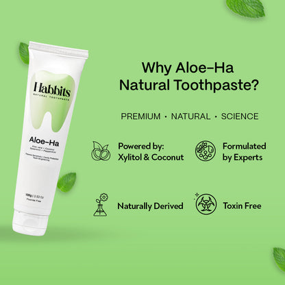 Natural Sensitivity Relief Toothpaste - Aloe & Coconut